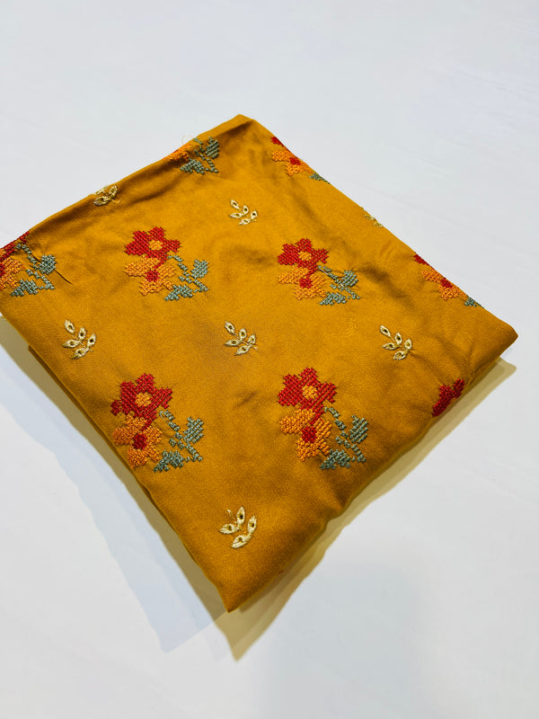 2 P DHANAK EMBROIDED