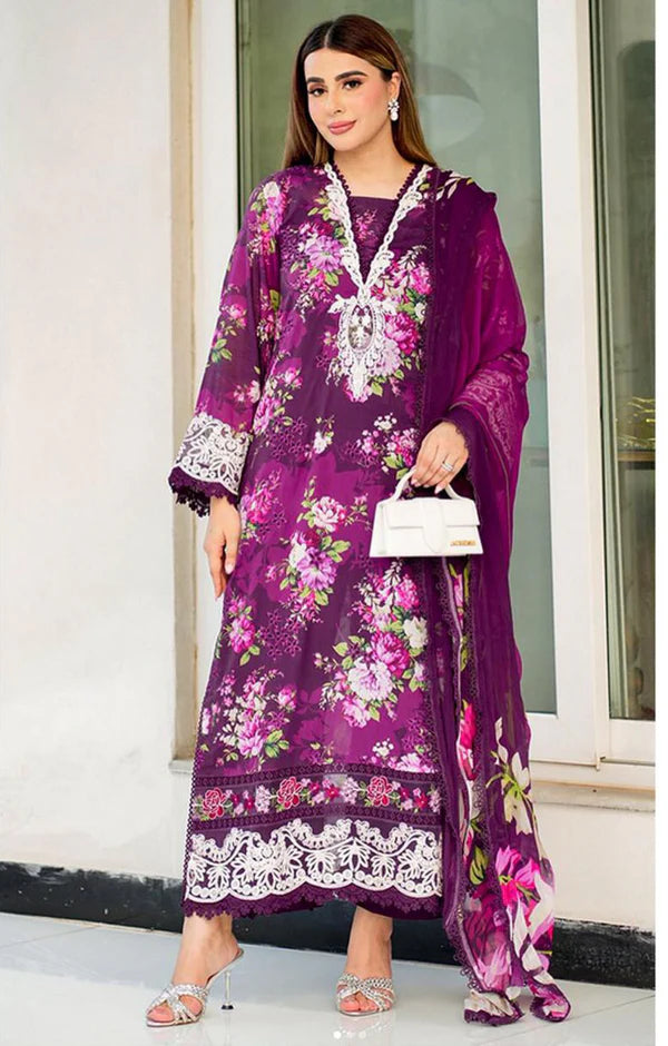 ANEELAS SILK PURPLE