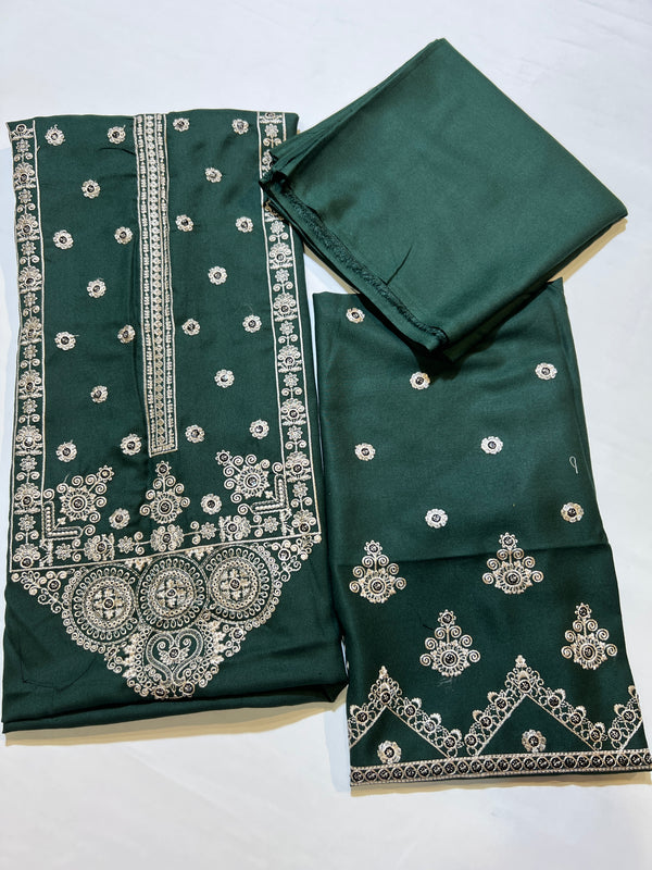 2 P DHANAK EMBROIDED