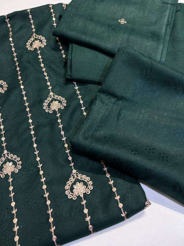 3 P PEACH MARINA EMBROIDED