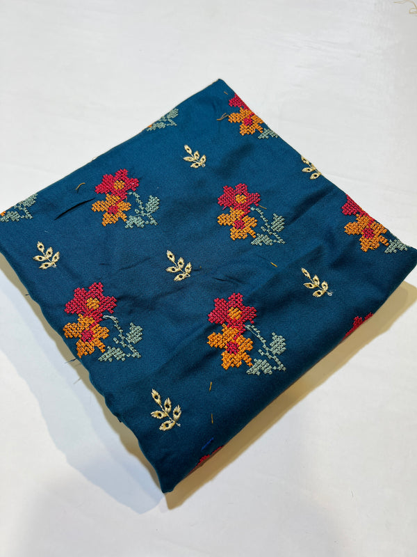 2 P DHANAK EMBROIDED