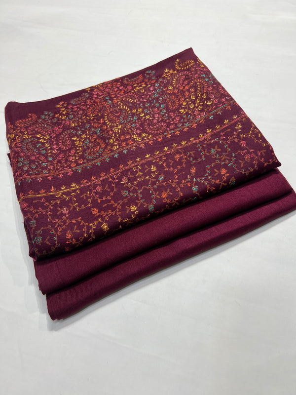 KASHMIRI KACHA TANKA PASHMINA VOOL 3 PC