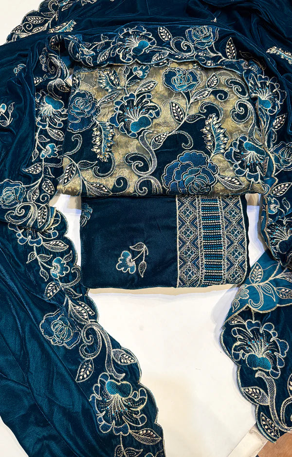 HUSSAIN REHAR 05 VELVET (Delivery Time 20 Days)